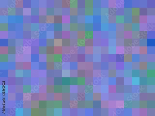 geometric square pixel pattern abstract in purple blue pink