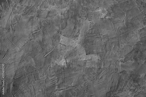 dark wall background, cement texture, rough surface © pernsanitfoto