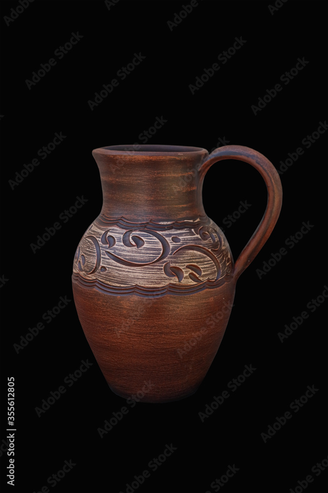 Ceramic drinking jug.