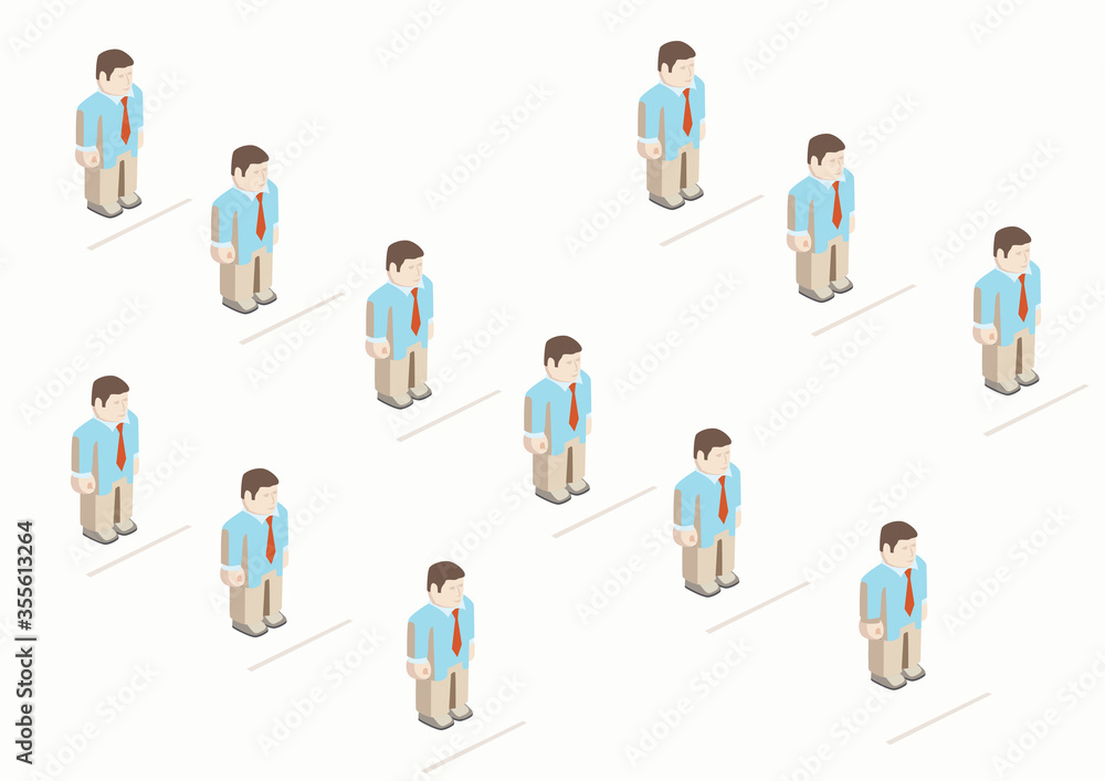 New Normal on Social and physical distancing, keep safe distance in public society people to protect COVID-19 coronavirus outbreak pandemic spreading concept New Normal on Social and physical distancing, keep safe distance in public society people to protect COVID-19 coronavirus outbreak pandemic spreading concept
