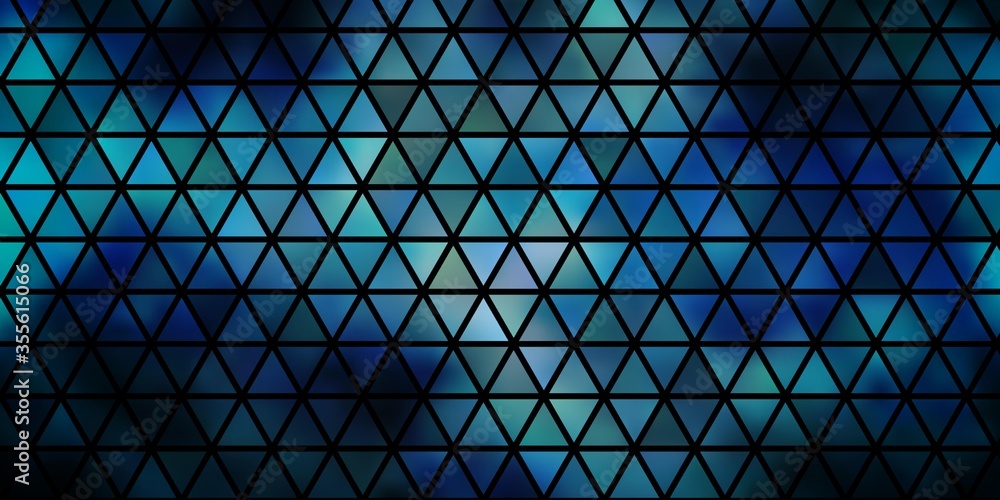 Dark BLUE vector backdrop with lines, triangles. Dark BLUE vector backdrop with lines, triangles.