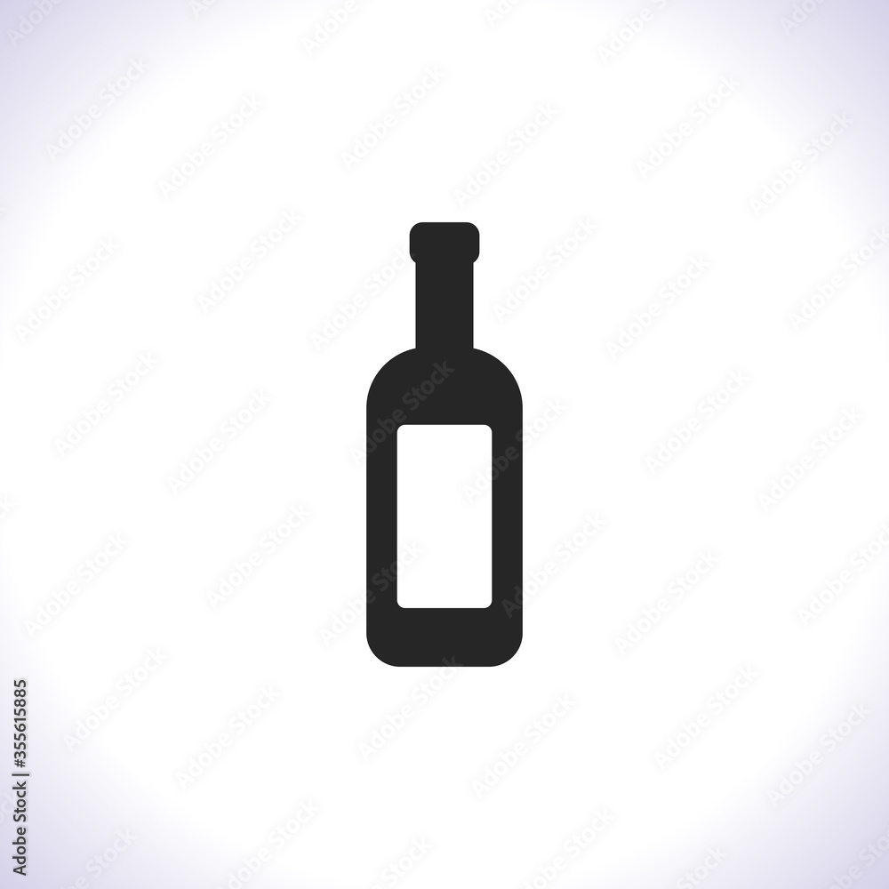 Bottle Vector icon . Lorem Ipsum Illustration design