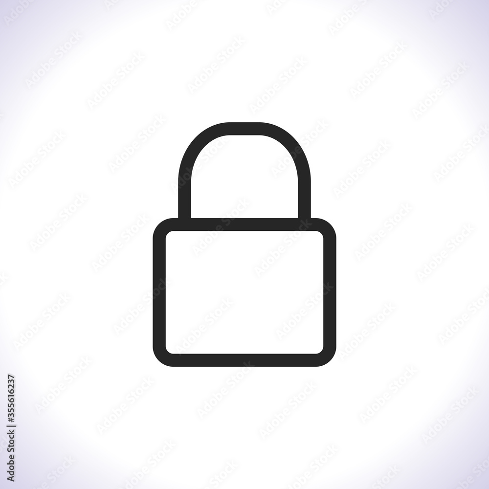 Lock Vector icon . Lorem Ipsum Illustration design Lock Vector icon . Lorem Ipsum Illustration design
