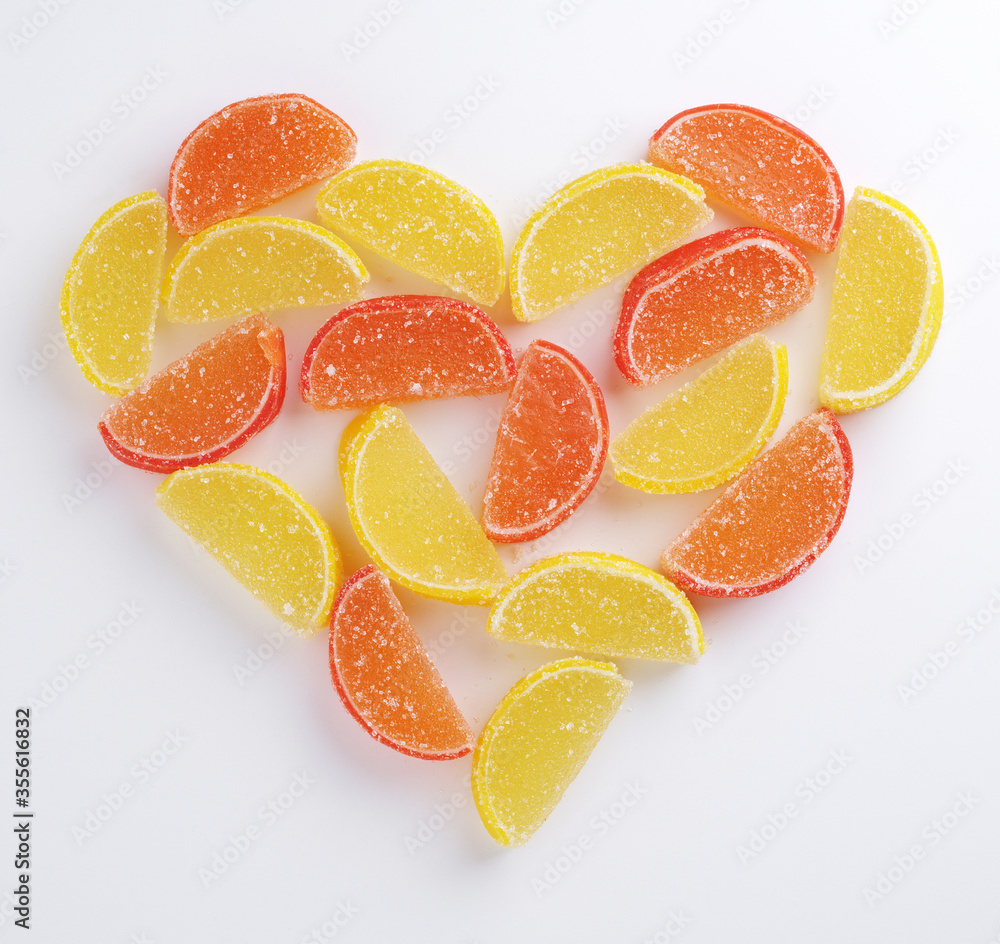 Heart shaped marmalade Heart shaped marmalade