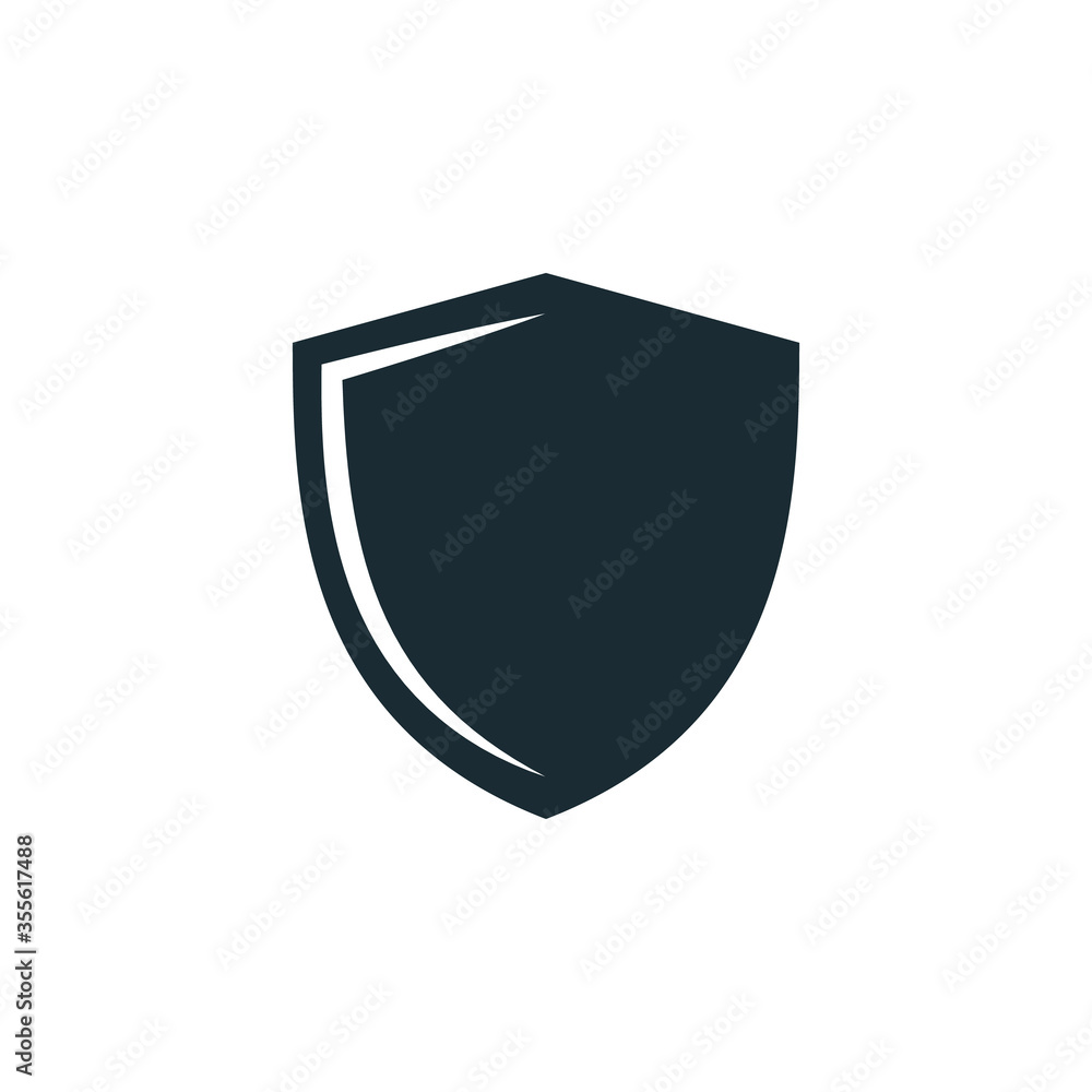 Shield icon vector logo design template. Shield icon vector logo design template.