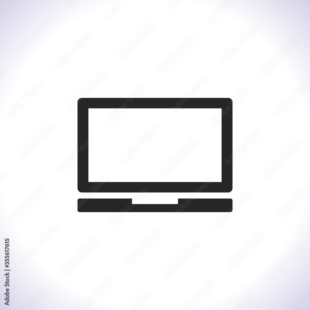 Laptop Vector icon . Lorem Ipsum Illustration design Laptop Vector icon . Lorem Ipsum Illustration design