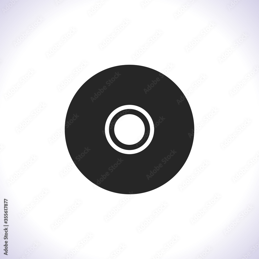 CD or DVD Vector icon . Lorem Ipsum Illustration design CD or DVD Vector icon . Lorem Ipsum Illustration design