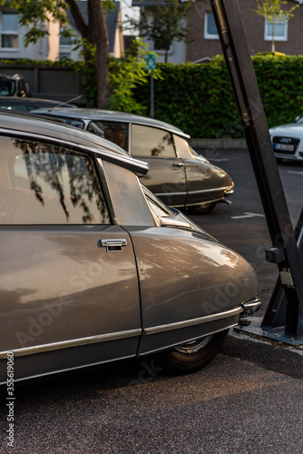 Two Citroën DS French cars © Dmitry