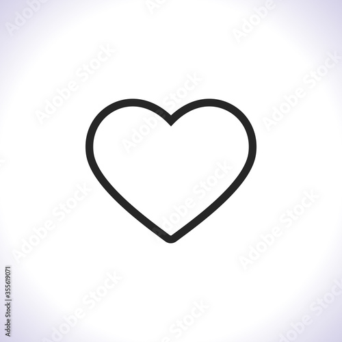 heart Vector icon . Lorem Ipsum Illustration design