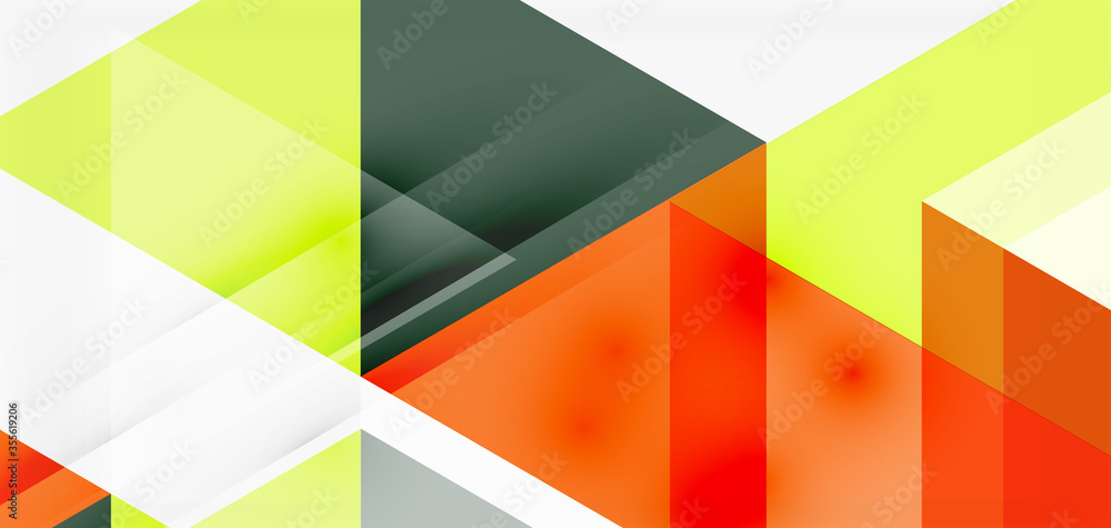 Geometric abstract background, mosaic triangle and hexagon shapes. Trendy abstract layout template for business or technology presentation, internet poster or web brochure cover, wallpaper Geometric abstract background, mosaic triangle and hexagon shapes. Trendy abstract layout template for business or technology presentation, internet poster or web brochure cover, wallpaper