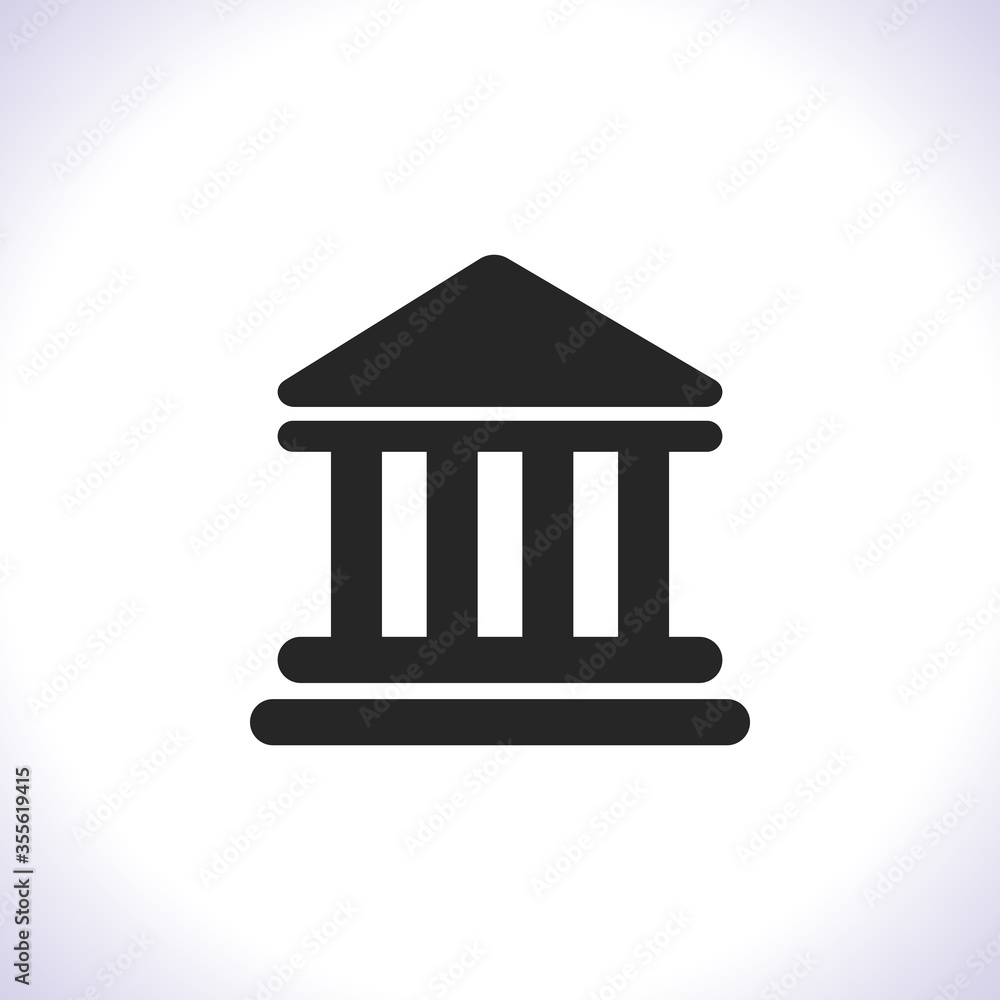 Bank Vector icon . Lorem Ipsum Illustration design Bank Vector icon . Lorem Ipsum Illustration design