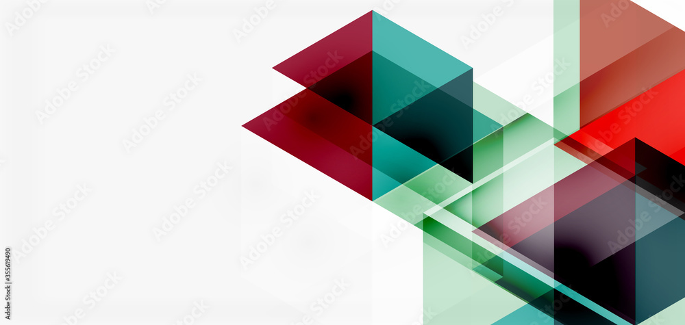 Geometric abstract background, mosaic triangle and hexagon shapes. Trendy abstract layout template for business or technology presentation, internet poster or web brochure cover, wallpaper Geometric abstract background, mosaic triangle and hexagon shapes. Trendy abstract layout template for business or technology presentation, internet poster or web brochure cover, wallpaper