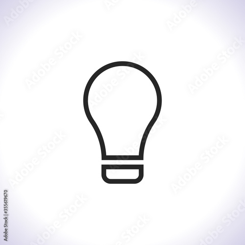 Lamp line Vector icon . Lorem Ipsum Illustration design