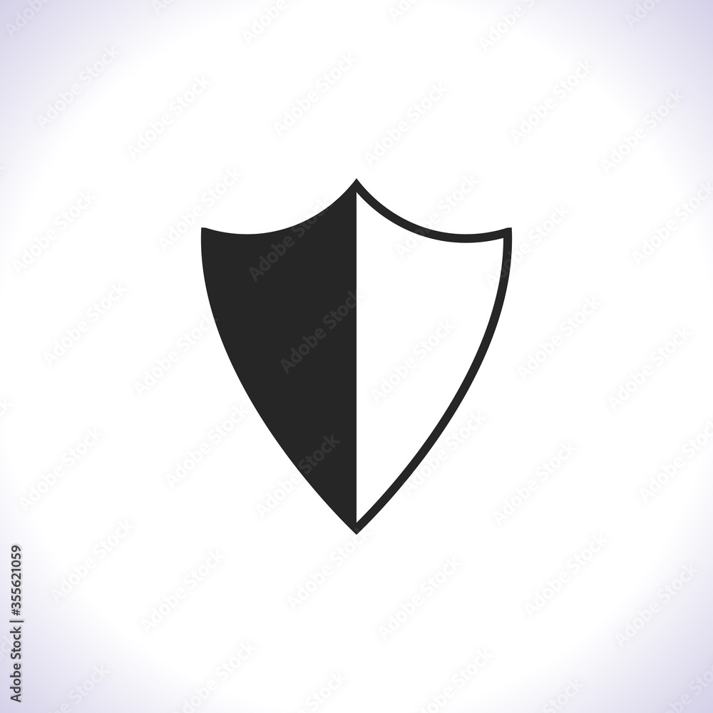 Shield Vector icon . Lorem Ipsum Illustration design Shield Vector icon . Lorem Ipsum Illustration design