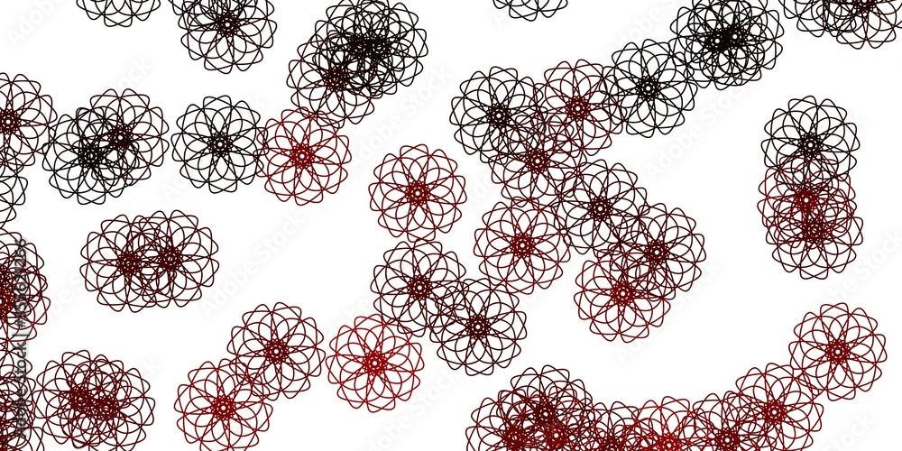 Light Brown vector natural artwork with flowers. Light Brown vector natural artwork with flowers.