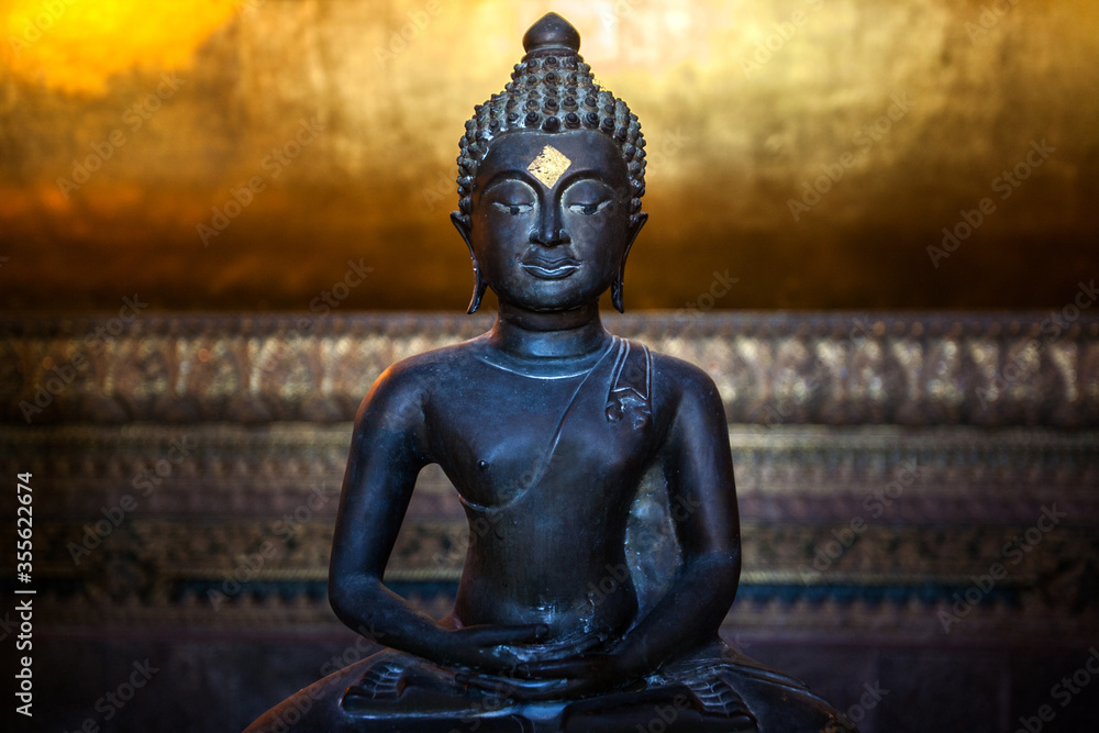 bronze buddha statue in bangkok, thailand bronze buddha statue in bangkok, thailand