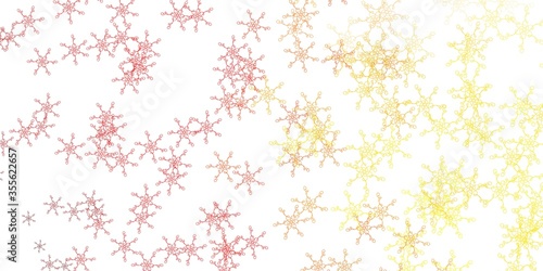 Wallpaper Mural Light Red, Yellow vector pattern with lines. Torontodigital.ca