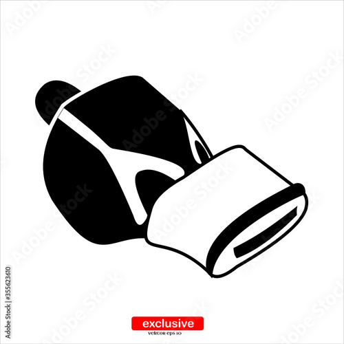 whistle icon.Flat design style vector illustration for graphic and web design.