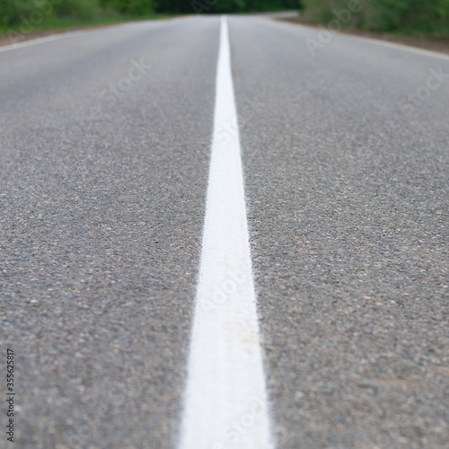 Obraz na płótnie road with lines