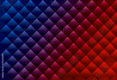 abstract geometric background. 3D blocks background. Colourfull background images. Red & Blue background pattern or textures