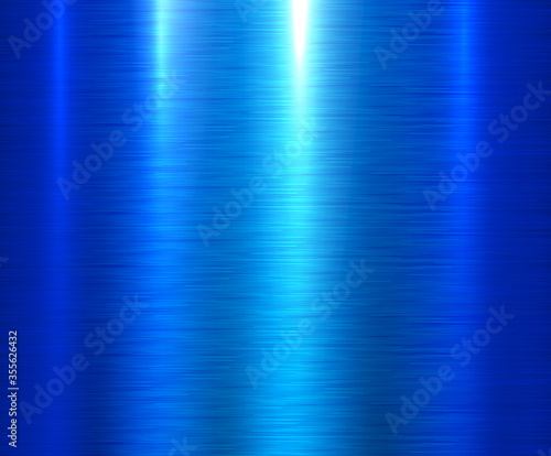 Metal blue texture background, brushed metallic texture plate.