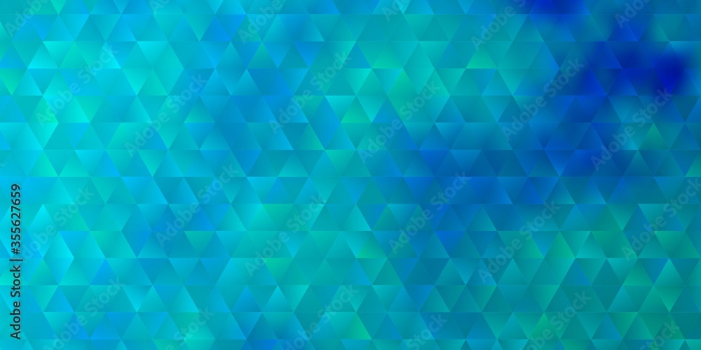 Light BLUE vector layout with lines, triangles. Light BLUE vector layout with lines, triangles.