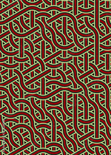 Wallpaper Mural Colour Hexagon Tile Connection art background design illustration Torontodigital.ca