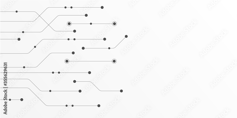 Abstract connect lines and dots.Technology graphic Networkbackground.