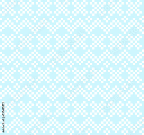 Sky Blue Christmas Fair Isle Seamless Pattern Background - Sky Blue Christmas fair isle pattern background for fashion textiles, knitwear and graphics