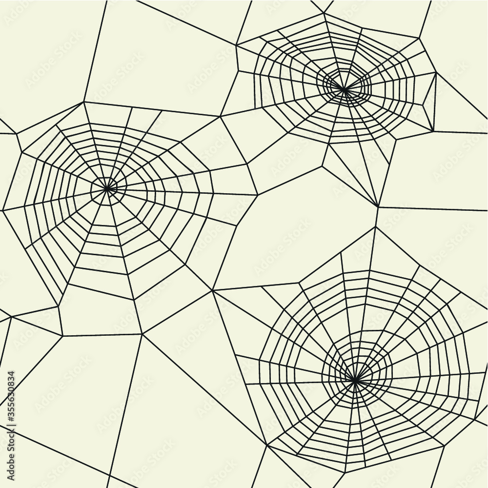Obraz premium Vector seamless pattern. Spider web background texture.