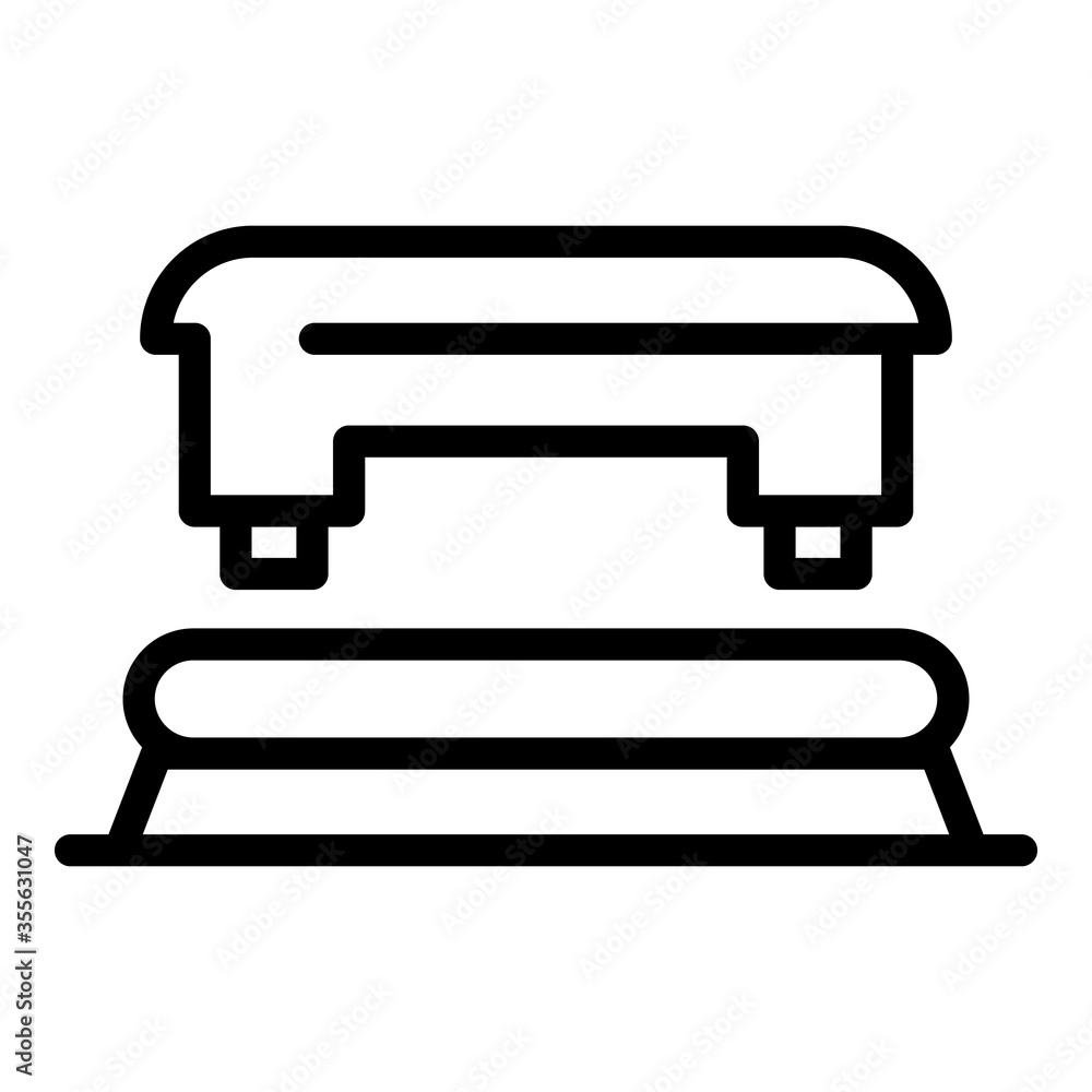 Hole puncher icon. Outline hole puncher vector icon for web design isolated on white background Hole puncher icon. Outline hole puncher vector icon for web design isolated on white background