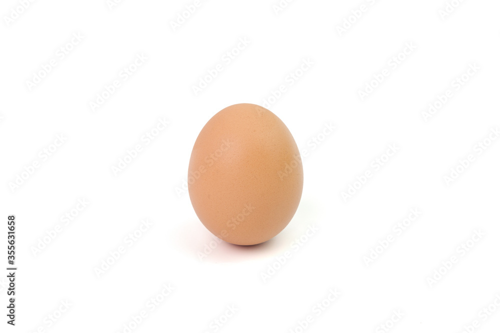 Close up of an egg isolated on white background Close up of an egg isolated on white background