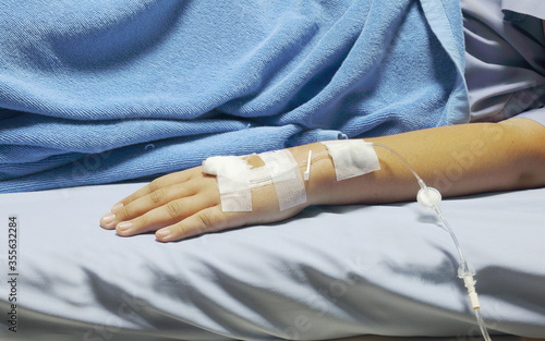 Children who are sick are hospitalized.