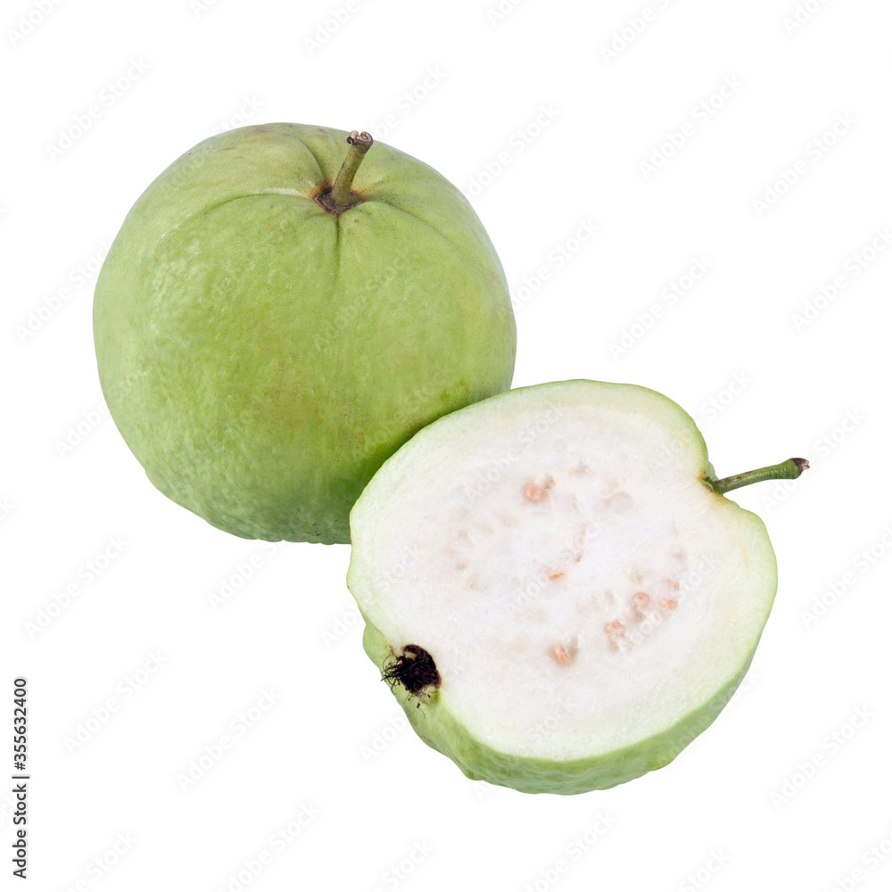 guava isolated on white background