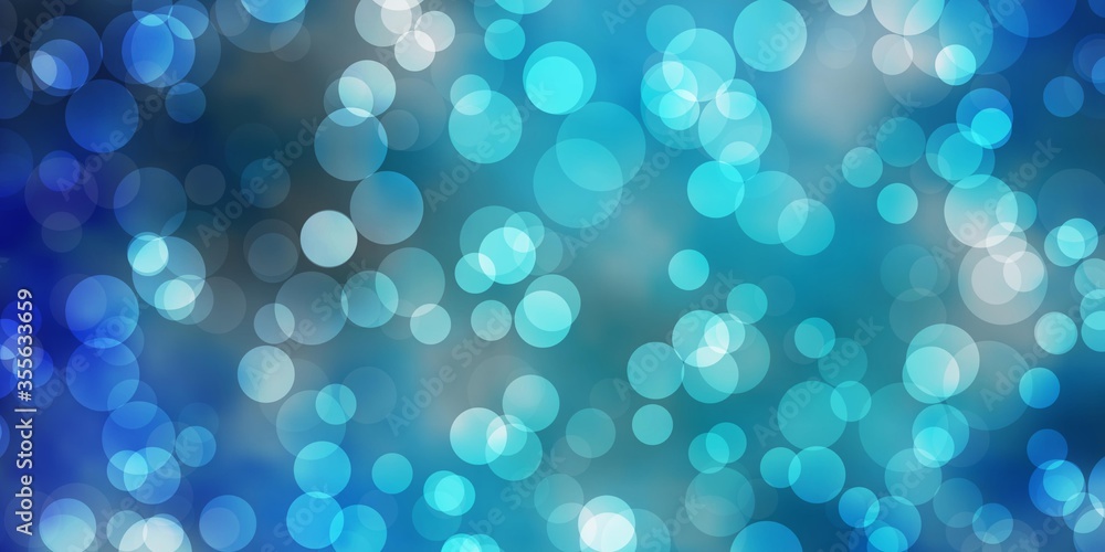 Light BLUE vector layout with circle shapes. Illustration with set of shining colorful abstract spheres. Pattern for wallpapers, curtains. Light BLUE vector layout with circle shapes. Illustration with set of shining colorful abstract spheres. Pattern for wallpapers, curtains.