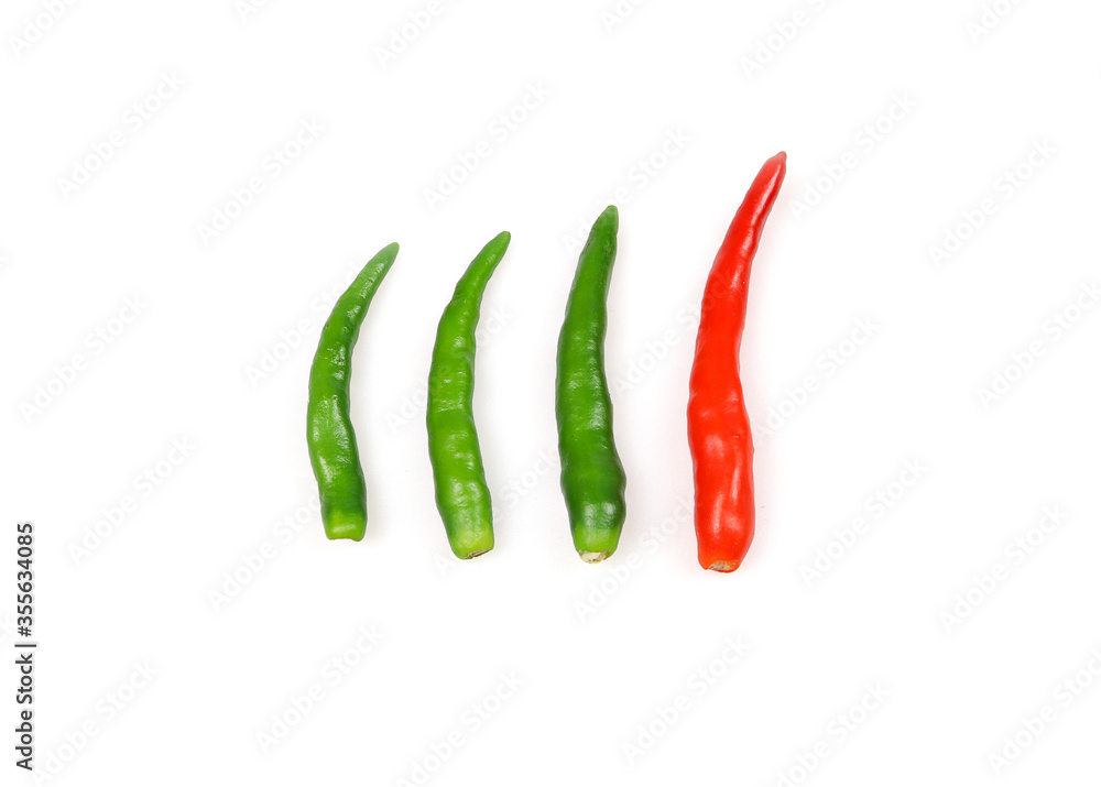 chili pepper isolated on a white background chili pepper isolated on a white background