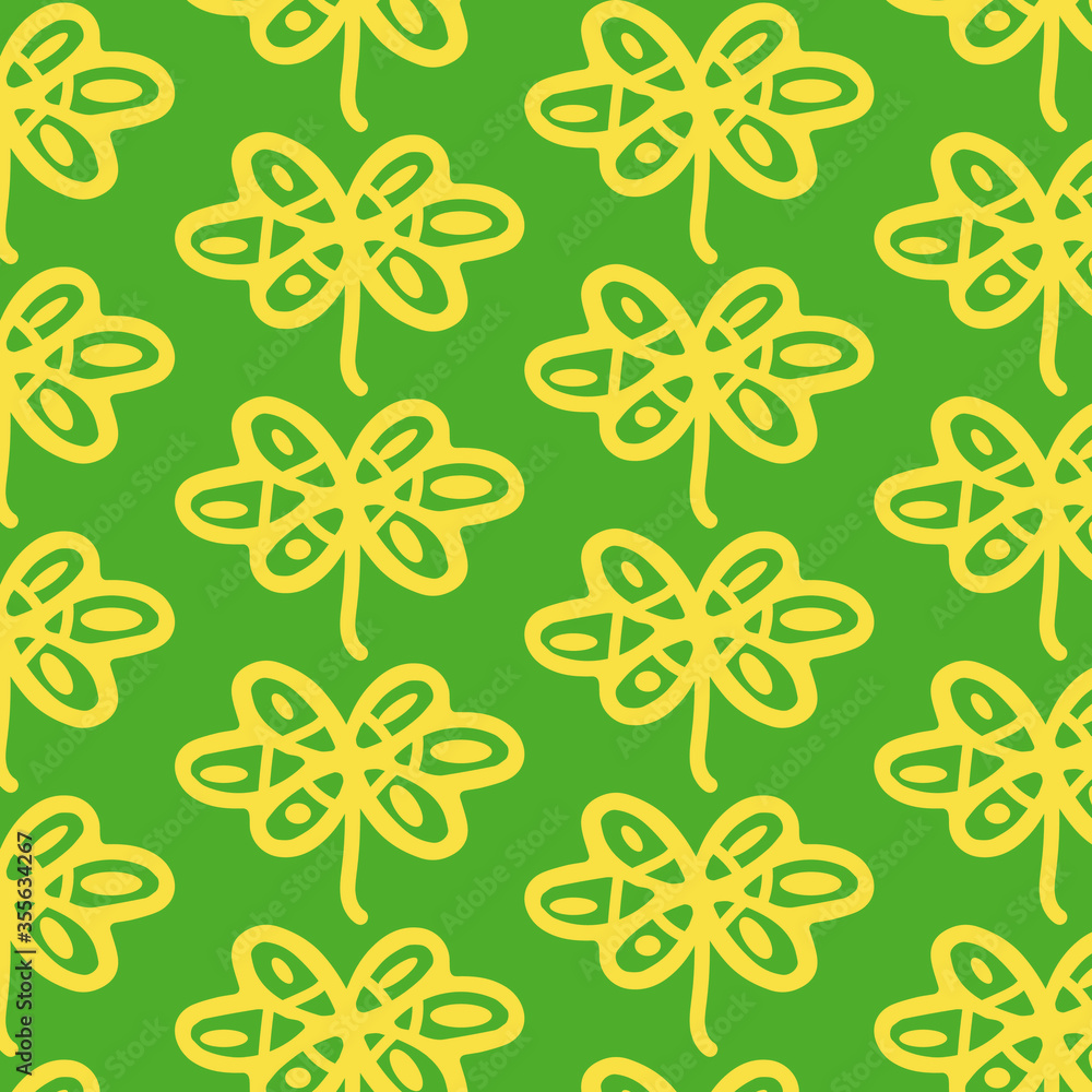 Line art flower seamless pattern for printing Line art flower seamless pattern for printing