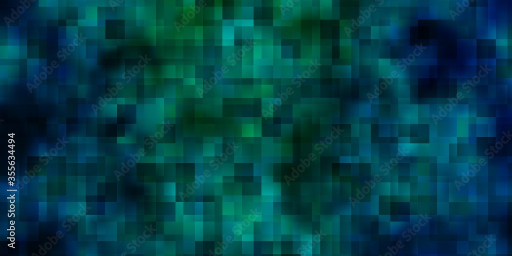 Light Blue, Green vector backdrop with rectangles.