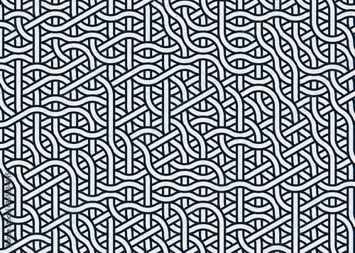 Colour Hexagon Tile Connection art background design illustration