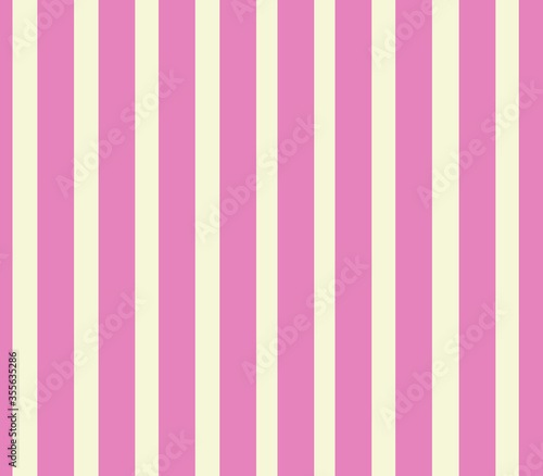 Seamless pattern of pink stripes for fabric, textiles, fashion, pastel linen, paper. Vertical bar of the vector's abstract background.