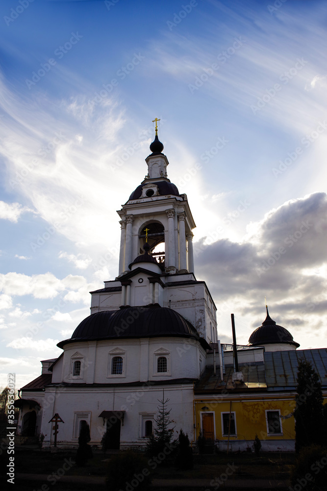 Obraz premium Ancient Epiphany Avraamiev monastery in the city of Rostov. Yaroslavl region, Russia