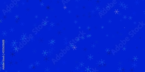 Light BLUE vector background with bows.