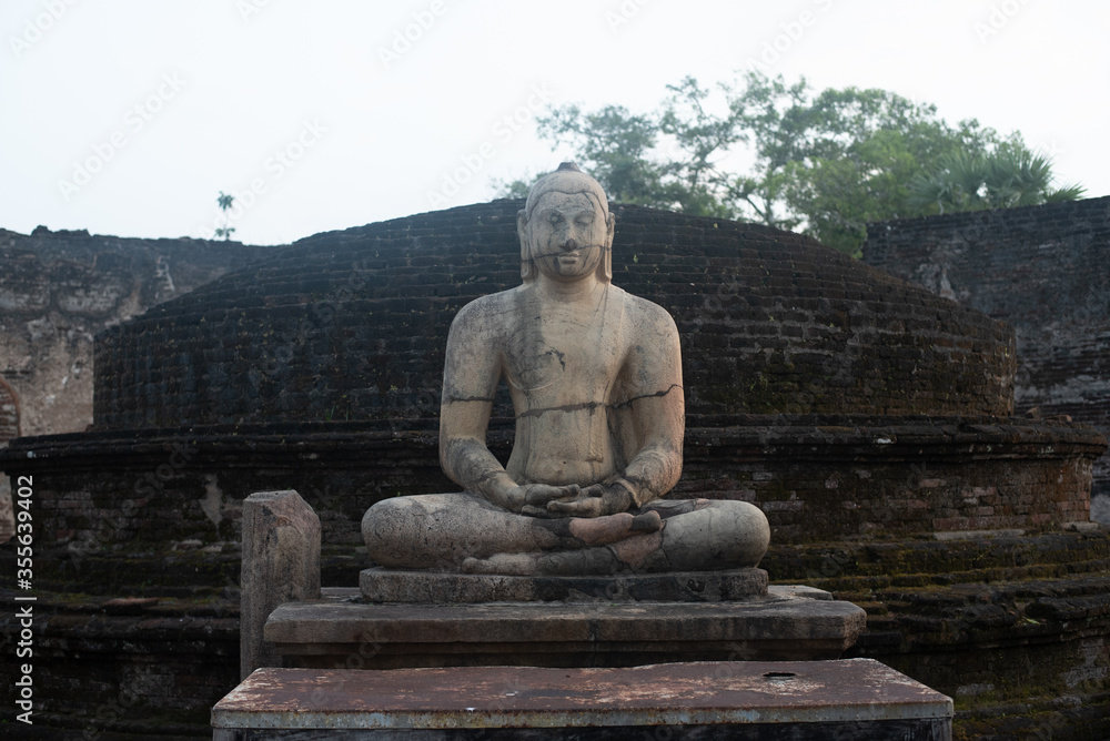 The vatadage in the sacred quadrangle at polonnaruwa in sri lanka The vatadage in the sacred quadrangle at polonnaruwa in sri lanka
