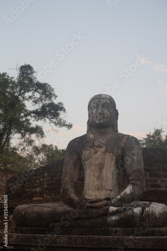 The vatadage in the sacred quadrangle at polonnaruwa in sri lanka © priyanshi