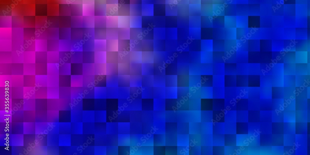 Light Multicolor vector backdrop with rectangles.