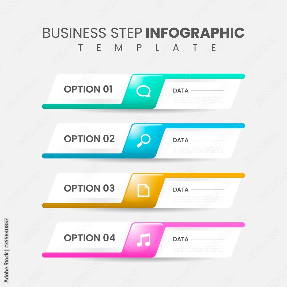 REALISTIC GLOSSY STEP INFOGRAPHIC TEMPLATE REALISTIC GLOSSY STEP INFOGRAPHIC TEMPLATE