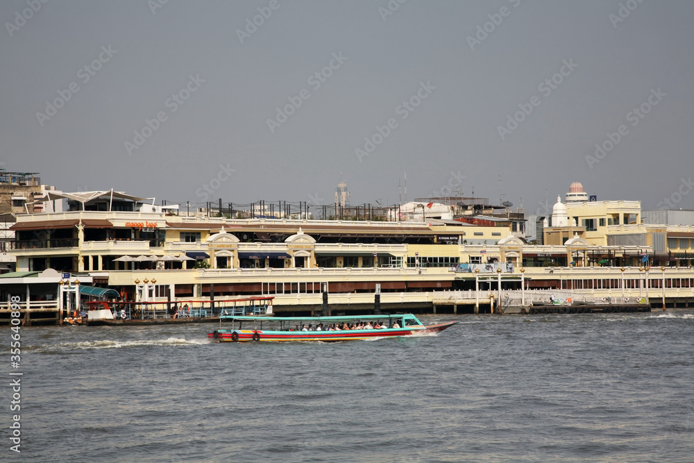 Yodpiman Riverwalk mall in Bangkok. Kingdom of Thailand Yodpiman Riverwalk mall in Bangkok. Kingdom of Thailand