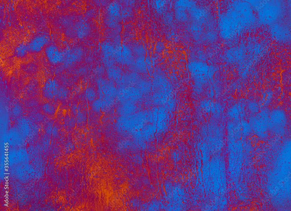 Saturated abstract background. Colorful art with copy space. Fabric texture