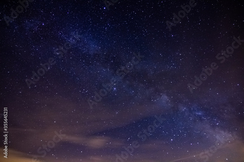 View of Milky way from Aizkorri mountain in the Basque Country (Spain)