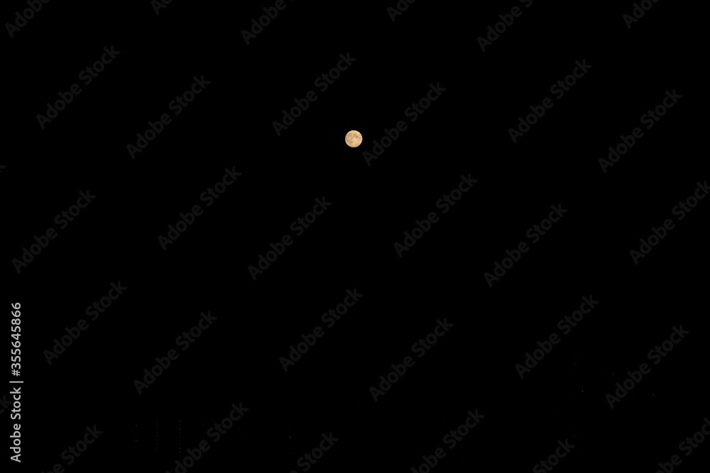 Full moon in the night sky Full moon in the night sky